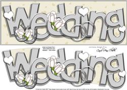 Large Dl Wedding 3D Decoupage