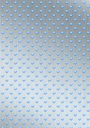 'coloured Metallic Hearts' Backing Paper