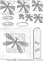 Dragonfly Quick Card with Pyramage