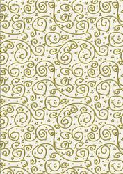 'gold Metallic Swirls' Backing Paper - Shades of White