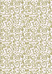 'gold Metallic Swirls' Backing Paper - Shades of White