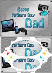 A5 Fathers Day Dad Gadgets N Gizmos Scallop Corner