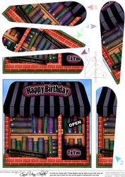 The Little Book Shop Fan Pyramage Topper