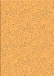 'paisley Embossed' Backing Paper - Mens DIY Colours