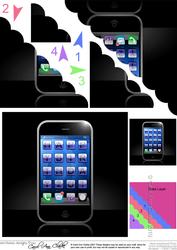 Birthday Smart Phone Scallop Corner Side Stacker Topper