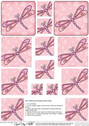 Dreamy Dragonfly Pyramage Sheet