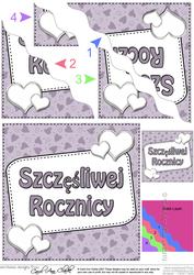 Polish Anniversary Hearts Wavy Corner Stacker