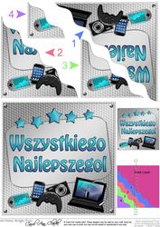 Polish Birthday Wavy Corner Stacker
