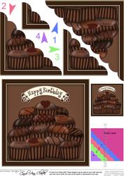 Birthday Chocolates Scallop Corner Side Stacker