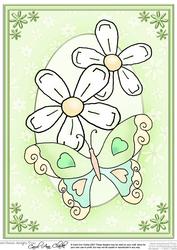 A4 Fluttery Butterfly