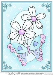 A4 Fluttery Butterfly