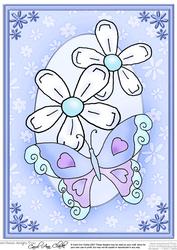 A4 Fluttery Butterfly