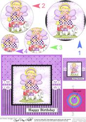 Girlz Fiz Fairy Circle Pyramage Topper