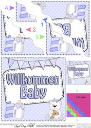 German New Baby Boy Wavy Corner Side Stacker