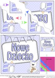 Polish New Baby Boy Wavy Corner Side Stacker