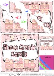 Italian New Baby Big Sister Wavy Corner Side Stacker