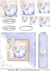 Cute Cat Quick Card with Pyramage