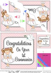 1st Communion Wavy Corner Side Stacker