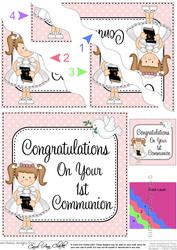 1st Communion Wavy Corner Side Stacker