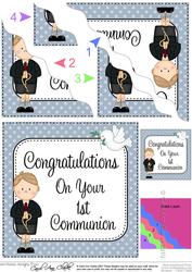1st Communion Wavy Corner Side Stacker