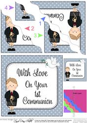 1st Communion Wavy Corner Side Stacker
