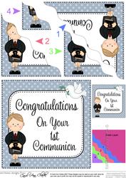 1st Communion Wavy Corner Side Stacker