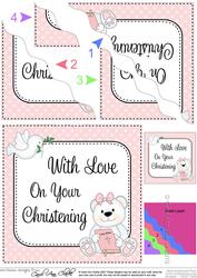 Christening Teddy Wavy Corner Side Stacker