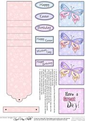 Fluttery Butterfly Waterfall Sheet
