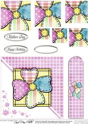 Patchwork Petals Quick Card with Pyramage