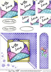 Patchwork Petals Quick Card with Pyramage