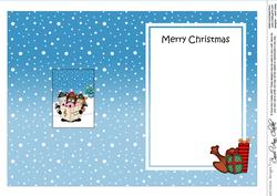 Xmas Gigi Horse & Friends 5x7 Matching Insert