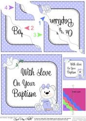 Baptism Teddy Wavy Corner Side Stacker