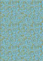 'gold Metallic Swirls' Backing Paper - Flowers and Pearls Co