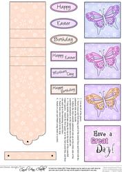 Fluttery Butterfly Waterfall Sheet