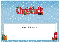 Xmas Christmas Postbox Matching Large Dl Insert