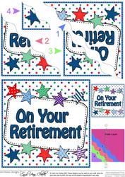 Retirement Stars Wavy Corner Stacker