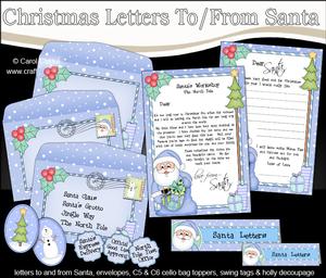 Xmas Santa Child's Santa Letter to and from Santa