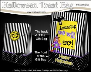 3D Spooky Witch Halloween Gift Bag Mini Kit