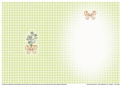 Pretty Gingham Insert A5 Portrait