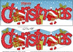 Large Dl Christmas Bobbin Robin 3D Decoupage