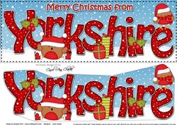 Large Dl Christmas from Yorkshire Bobbin Robin 3D Decoupage