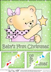 8 x 8 Rosie's Xmas Star Baby's 1st Christmas Topper