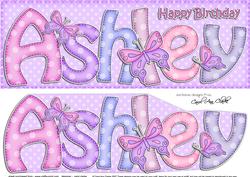 Large Dl Birthday Ashley Butterflies Card & Decoupage