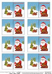 Santa's Sack Christmas Gift Tags