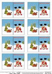 Oops Rudolph Christmas Gift Tags