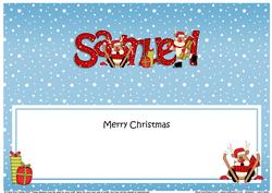 Large Dl Xmas Samuel Rudolph Matching Insert