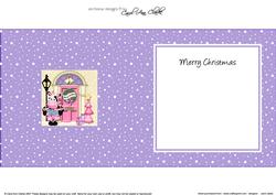 Milly Moo Cow Christmas Door Insert