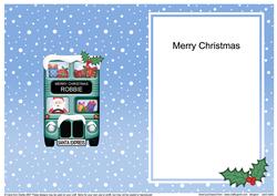 Xmas Santa Express Jamie Matching Insert