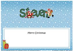 Large Dl Xmas Steven Rudolph Matching Insert