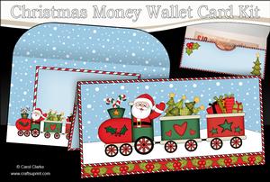 Image of cup302100_359 - Christmas Santa's Train Money or Gift Wallet Card Kit